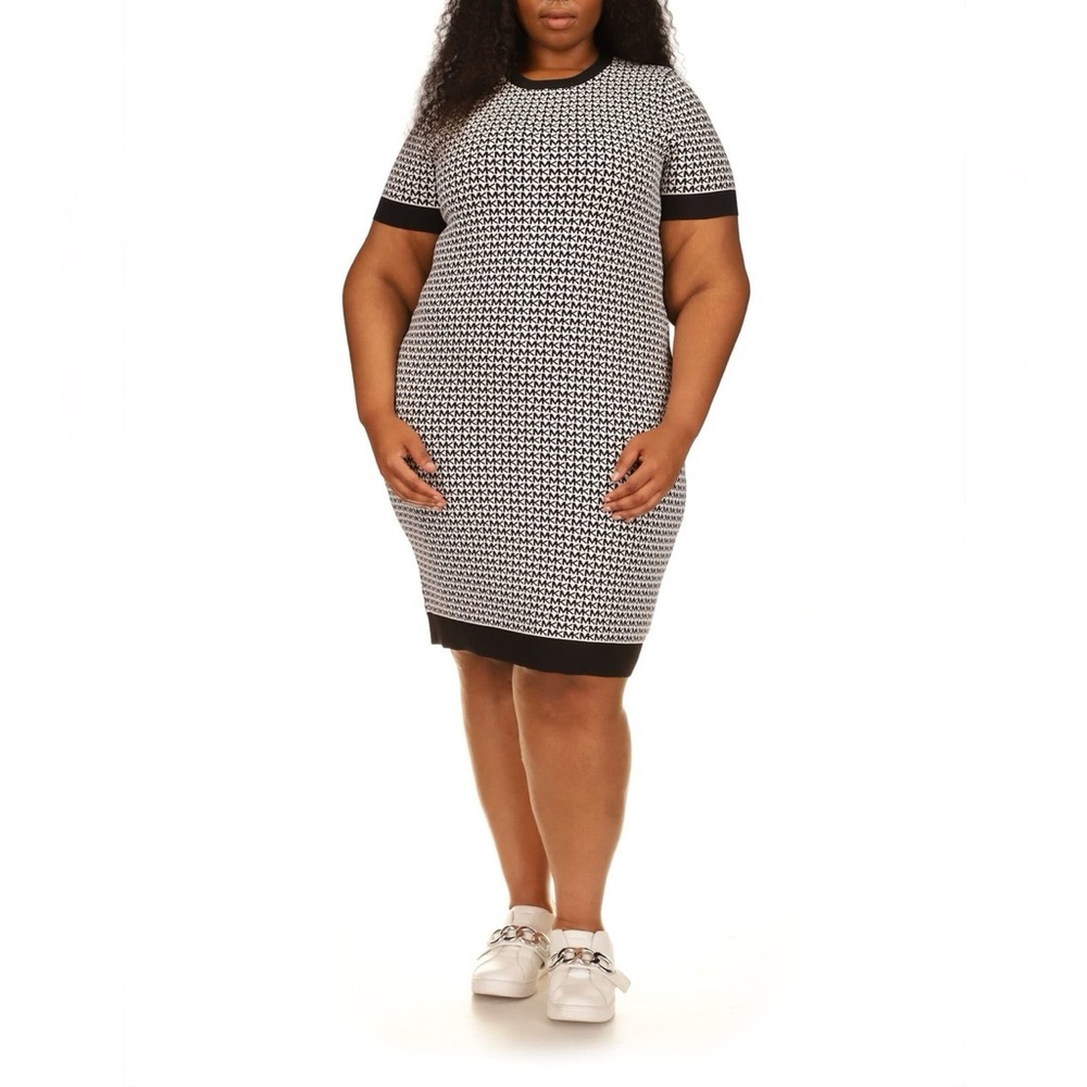 MICHAEL Michael Kors - MK Logo Mini Sweater Dress